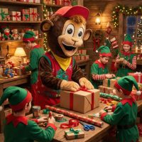 Weihnachtsäffchen Monolita